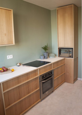 Millimètre ébéniste agencement nantes meuble tiroirs placard cuisine Antoine