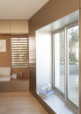 Millimètre ébéniste agencement nantes meuble salon doré guillot-louis