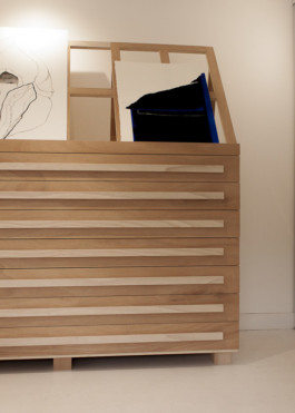 Millimètre ébéniste agencement nantes meuble rangement art tiroirs isthme