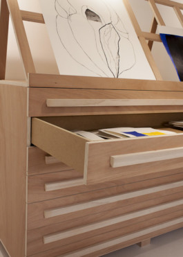 Millimètre ébéniste agencement nantes meuble rangement art tiroirs isthme